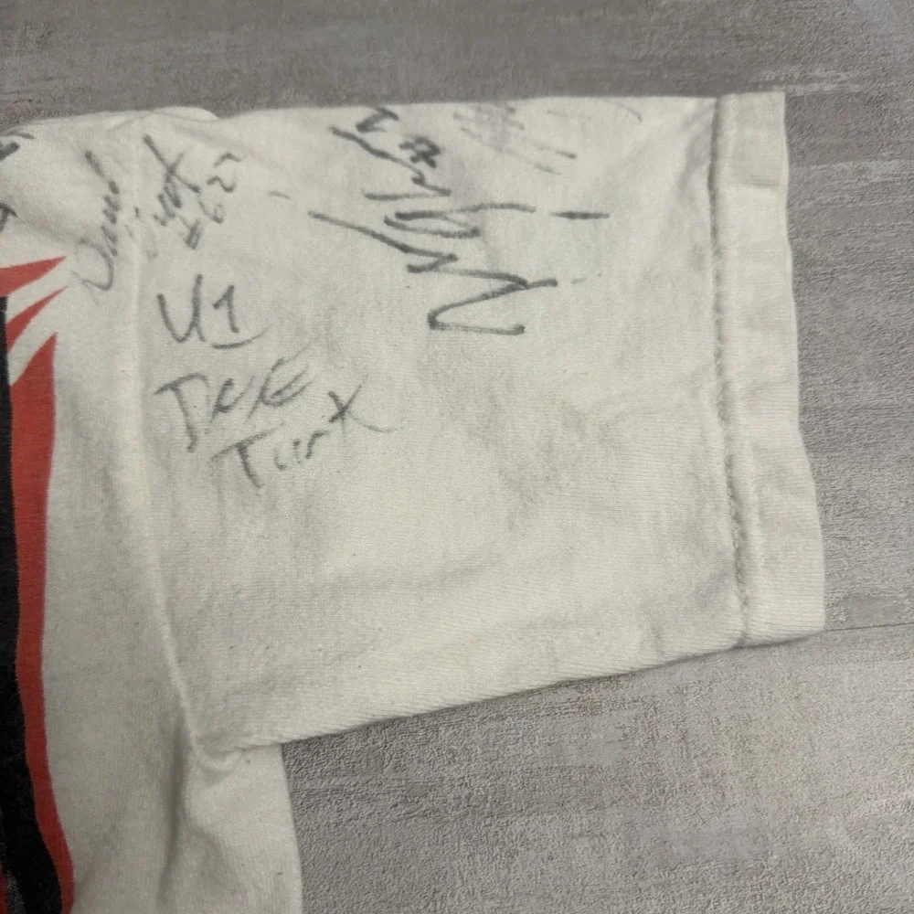 Signed Wes Hurst Memorial Central‎ Arizona Raceway Harley Davidson T-Shirt Youth